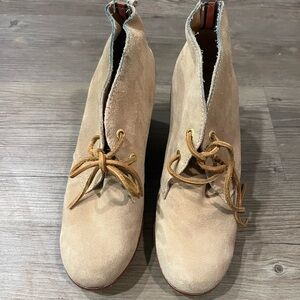 Sperry leather wedges